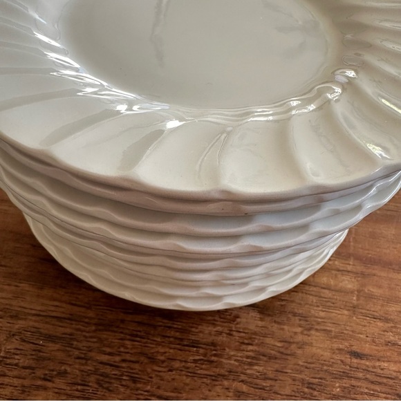 Vintage Myott Fine Ironstone Staffordshire England Small Desert Plates 14 - Picture 3 of 7